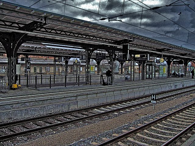 Güstrow in Mecklenburg-Vorpommern - Güstrower Bahnhof