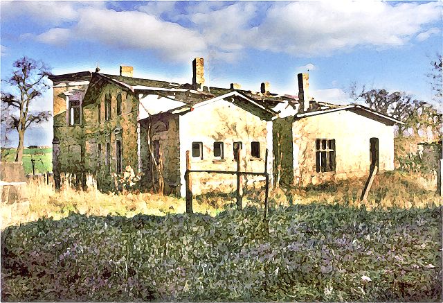 Blankenberg - Landkreis Parchim - Sternberg - Witzin: Industriegebiete - Fabriken - Industriegelände - Bundesstraße B104 - B192