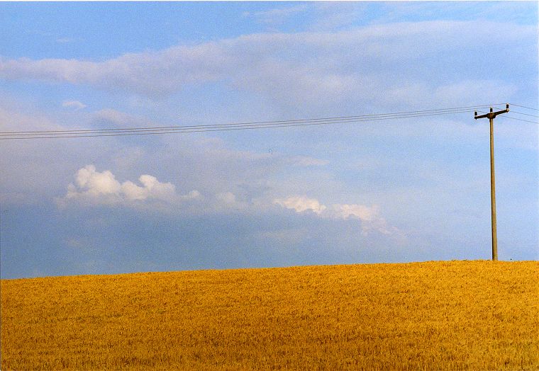 Strommast und Acker - Mecklenburg-Vorpommern