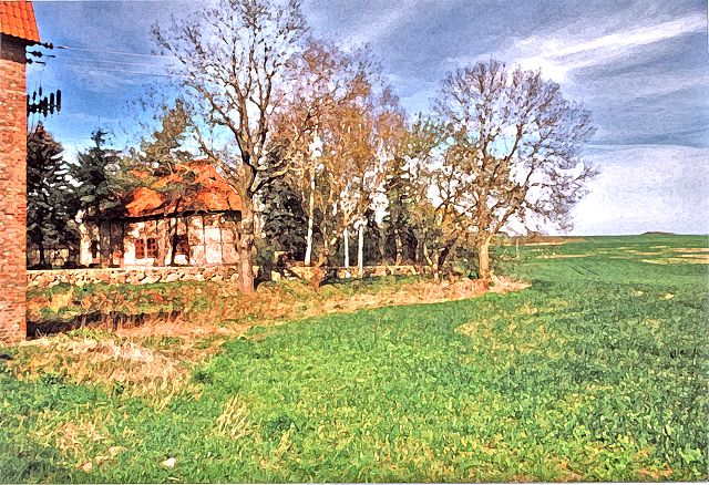 Kirche in Langen Trechow in Mecklenburg