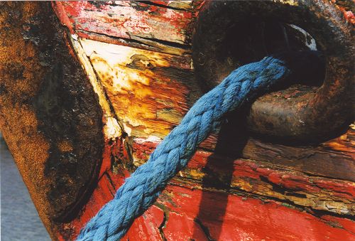 Schiff im Hafen von Wyk auf Föhr