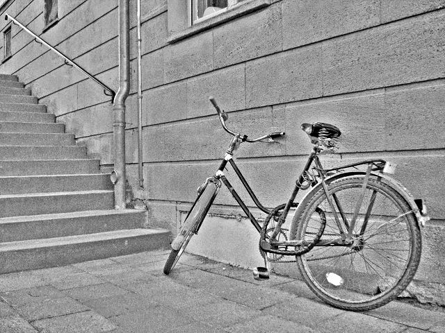 Fahrrad in Wismar