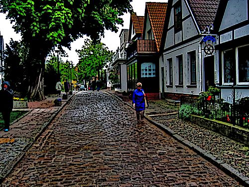 Warnemünde an der Ostsee - Alexandrinenstraße