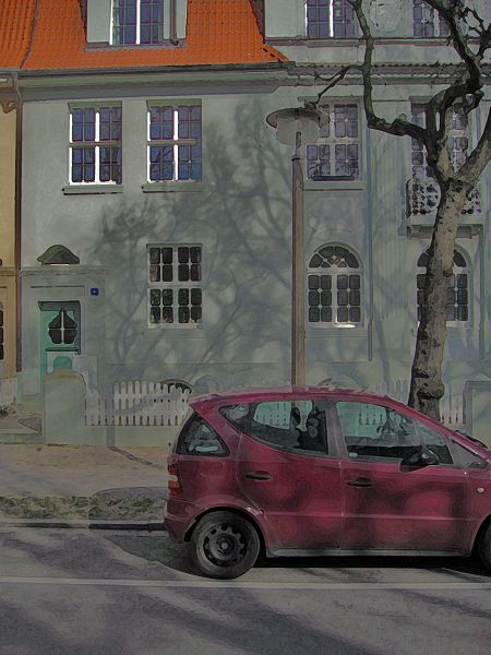 Heinrich Heine Straße - Warnemünde bei Rostock an der Ostsee Mecklenburg-Vorpommern