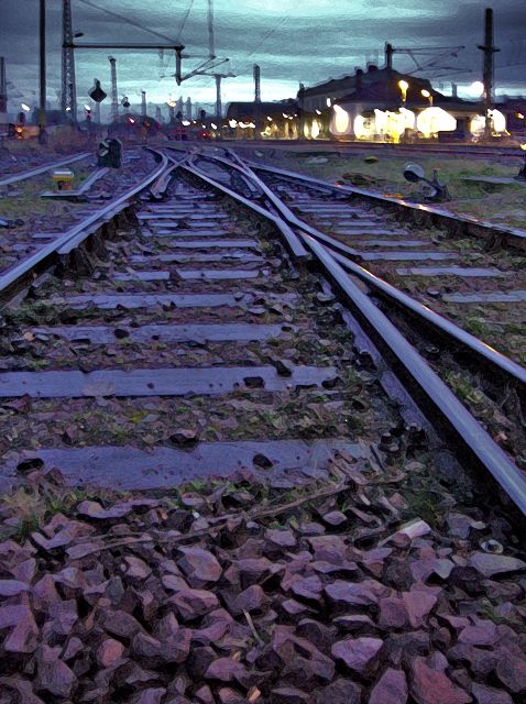 Wismarer Bahnhof in Mecklenburg Vorpommern