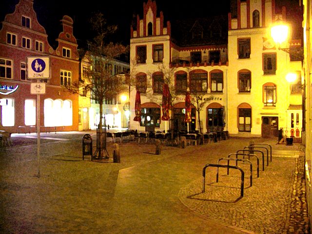 Marktplatz in Wismar - Wismar in Mecklenburg-Vorpommern