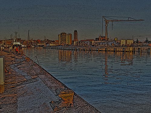 Hafen Wismar und Alter Speicher