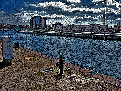 Hafen Wismar und Alter Speicher