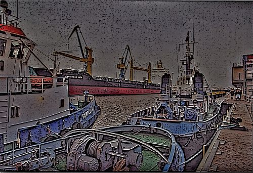 Am Haffeld - Wismar in Mecklenburg-Vorpommern - Alter Hafen