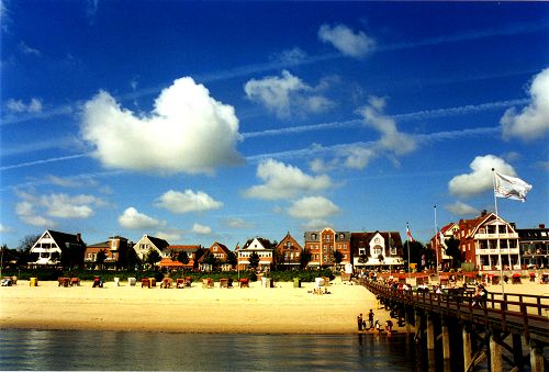 Wyk auf Föhr - Strandpromenade, Sandwall